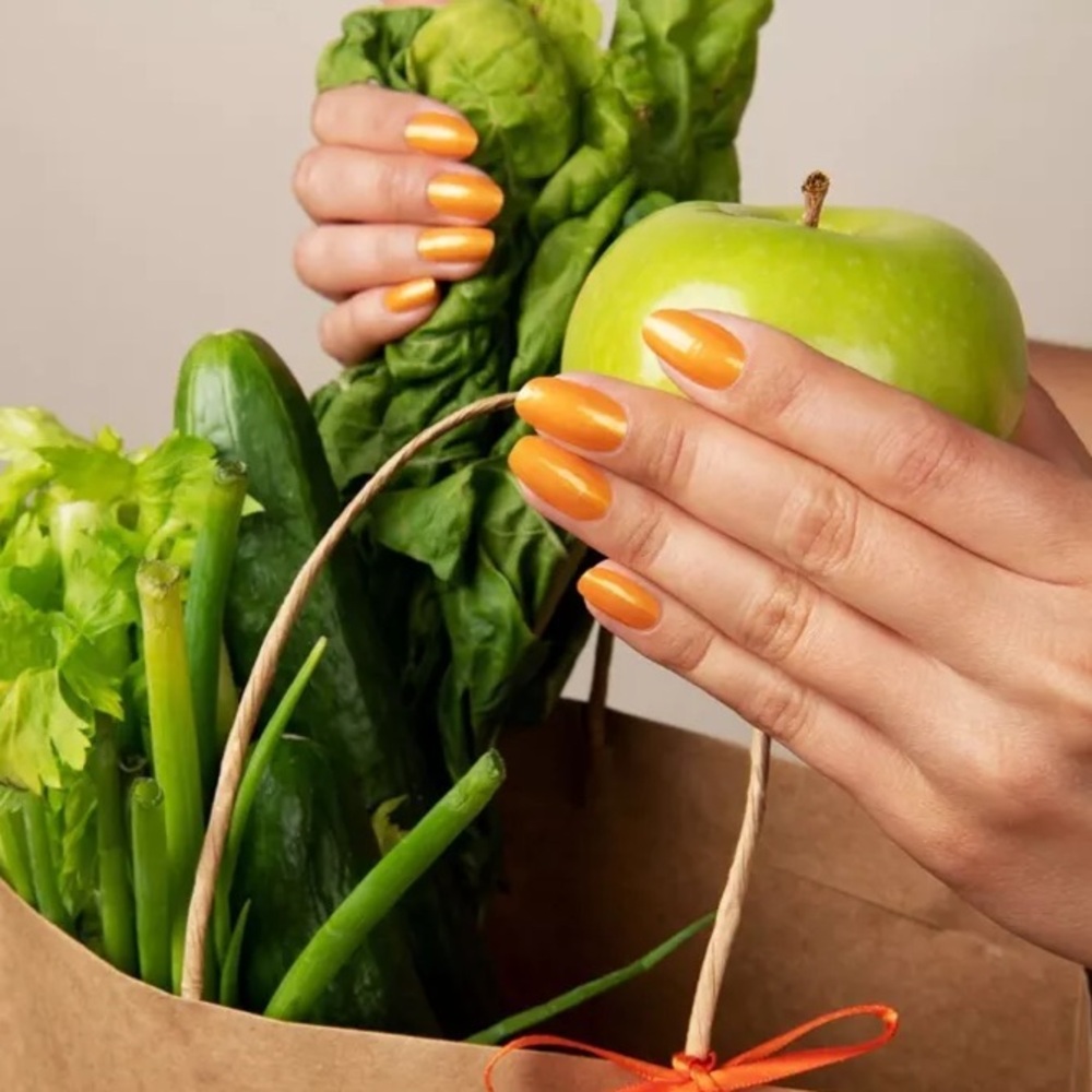 *Retired* Color Street: Nourish the Need | Bright Orange Shimmer Summer Tropical - Picture 9 of 14